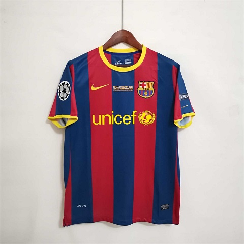 AAA Quality Barcelona 10/11 Home UCL Final Soccer Jersey
